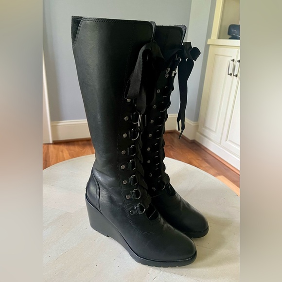 Sorel Shoes - Sorel After Hours Tall Lace Up Boots Size 7.5